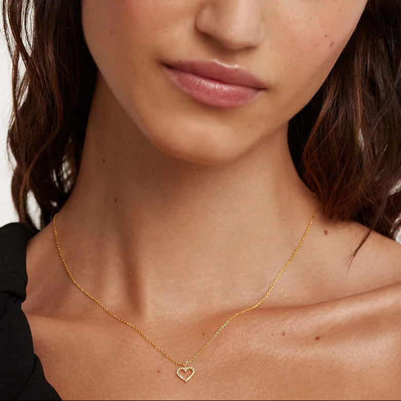 Hollow Heart Necklace – ZAVINA AU