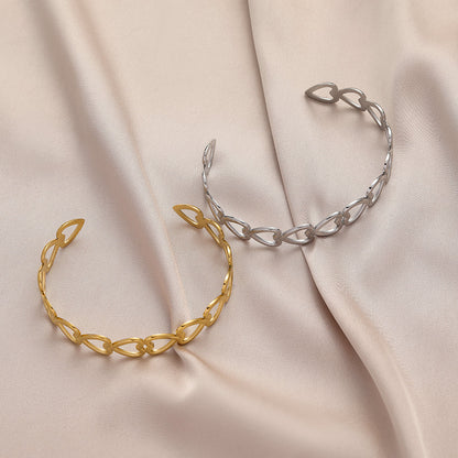 Hollow Heart Bracelet