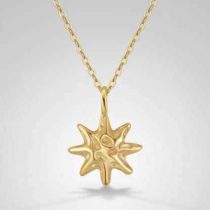Hammered Star Necklace